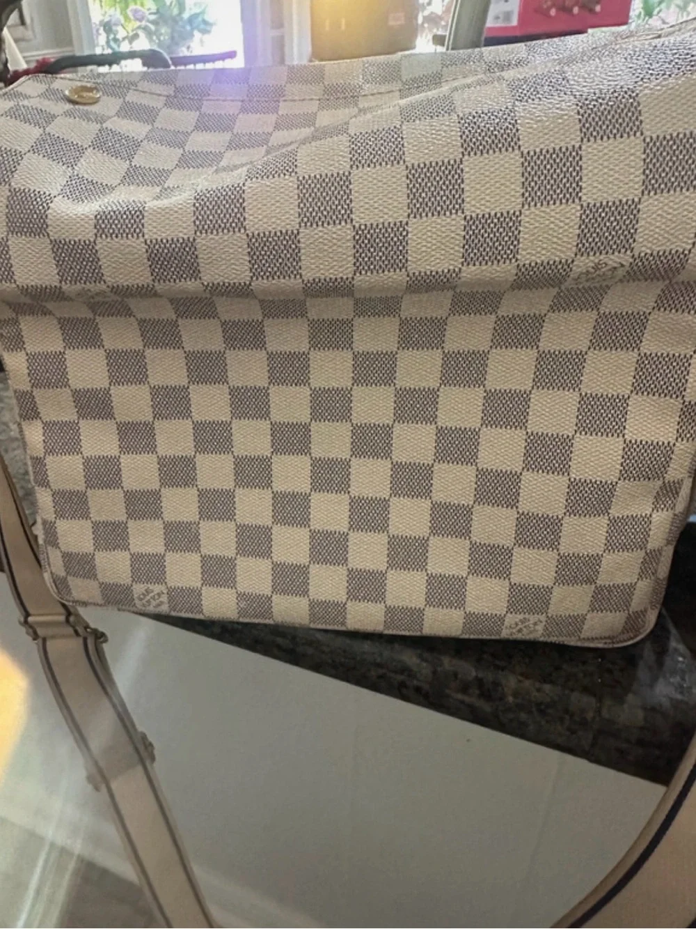 Louis Vuitton Damier Azur Naviglio messenger bag